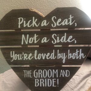 Wedding sign